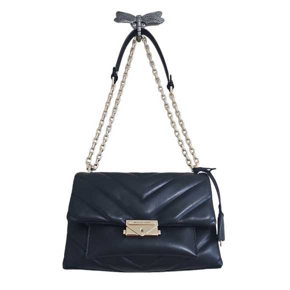 MICHAEL KORS CECE MEDIUM QUILTED LEATHER CONVERTIBLE SHOULDER BAG - Picture 2 of 16